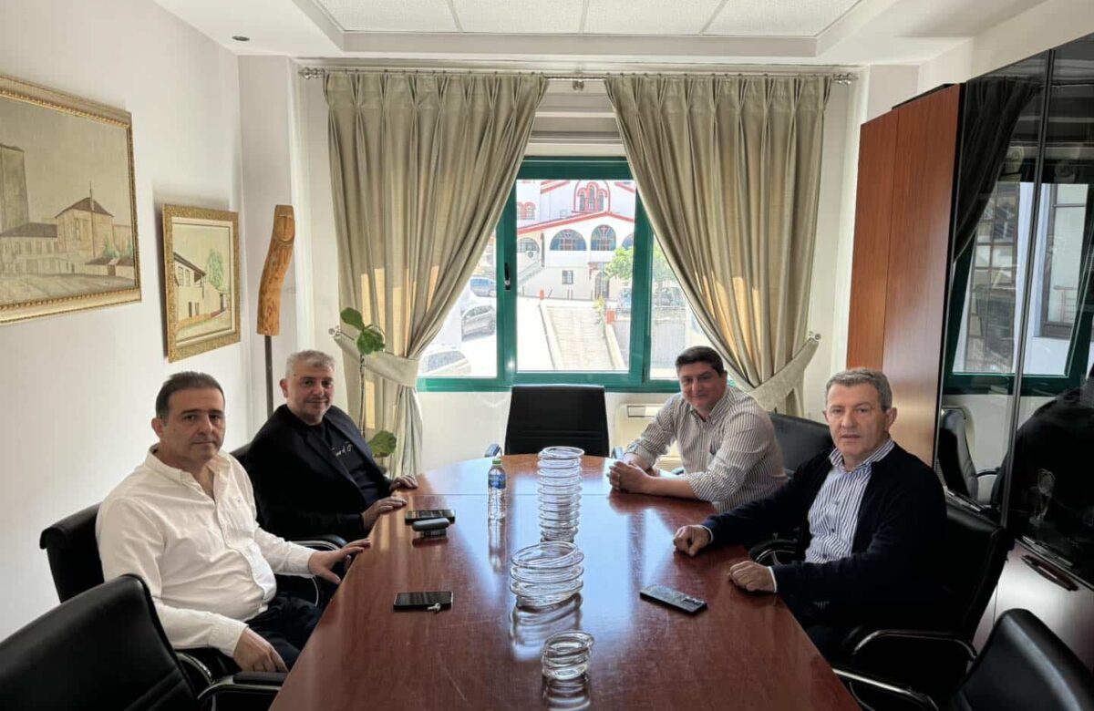 Επίσκεψη του Νίκου Παρούτογλου στον Δήμαρχο Πέλλας Στάθη Φουντουκίδη – Στο επίκεντρο η συνεργασία μεταξύ των δύο Δήμων