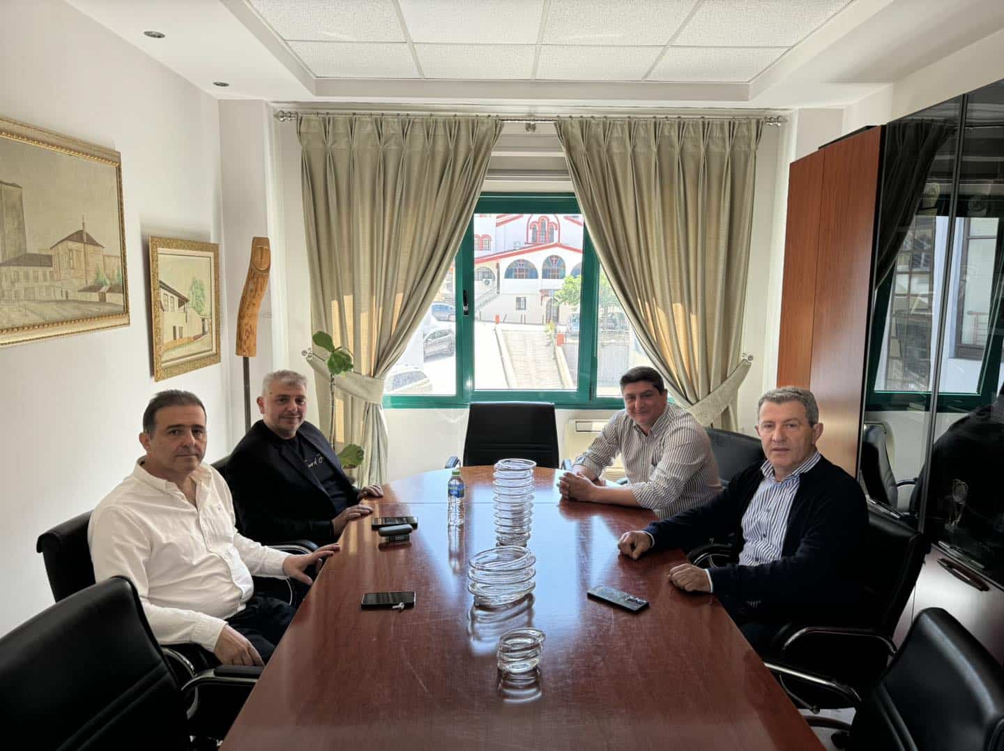 Επίσκεψη του Νίκου Παρούτογλου στον Δήμαρχο Πέλλας Στάθη Φουντουκίδη – Στο επίκεντρο η συνεργασία μεταξύ των δύο Δήμων