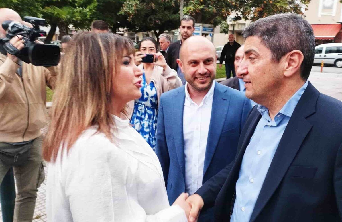 Επίσκεψη ΥΠΑΑΤ Λευτέρη Αυγενάκη στην Σκύδρα. Τι δήλωσε η Κατερίνα Ιγνατιάδου.