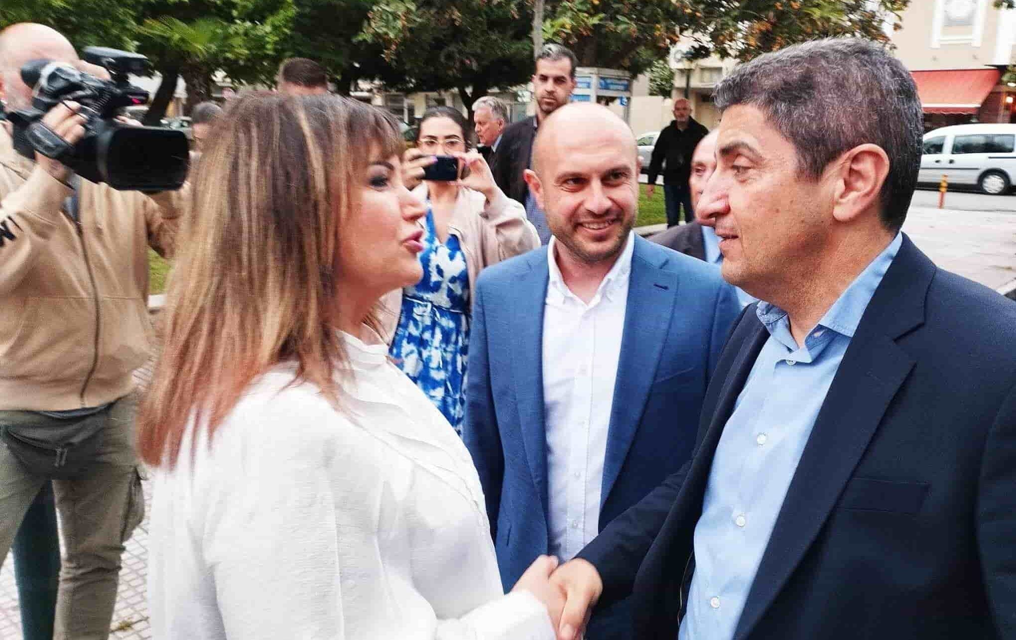 Επίσκεψη ΥΠΑΑΤ Λευτέρη Αυγενάκη στην Σκύδρα. Τι δήλωσε η Κατερίνα Ιγνατιάδου.